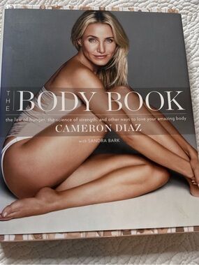 The Body Book by Cameron Diaz Gray & White Cover